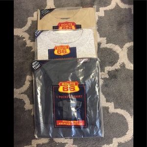 NWT Route 66 Pocket Tee bundle Size XXL